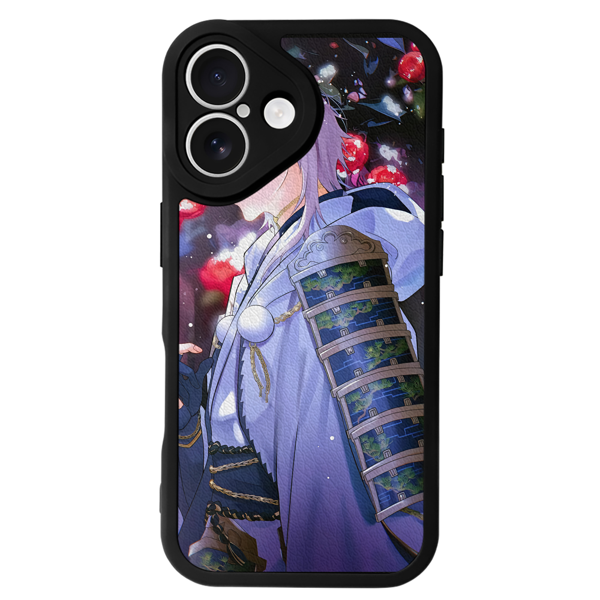 （画像用） 刀剣乱舞 Touken Ranbu 【iPhone 16シリーズ対応】シリコンスマホケース（レザー調） 材質：シリコン